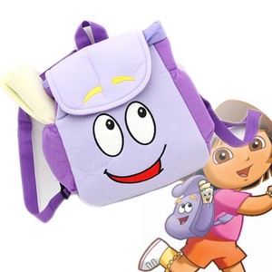 爱探险的朵拉双肩书包Dora地图卡通斜跨小背包可爱少儿幼儿园礼物