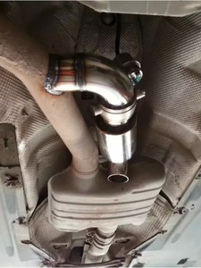 汽车改装遥控阀门修音鼓修饰鼓不锈钢排气侧排可变声浪消音器