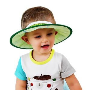 水果图案高弹性可调节婴儿洗澡帽子防水护耳宝宝洗头帽圆圈洗发帽