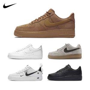 Nike耐克男鞋Air Force 1空军一号运动鞋休闲低帮板鞋小麦色女鞋