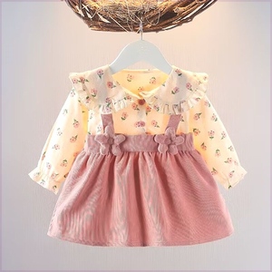 0-1岁女宝宝3裙子夏装2洋气儿童公主女童童装婴儿连衣裙衣服6个月