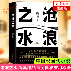 沧浪之水 阎真 高分国剧岁月原著 豆瓣8.5高分心灵演变史中国现当代小说正版书籍 凤凰新华书店旗舰店