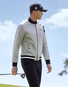 韩单高尔夫负载男风衣长袖外套薄款夹克golf球服服装服饰外贸出口