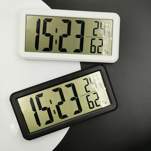 小米家温度湿度时钟电子钟表挂墙床头桌面摆件冰箱厨房大屏数字闹