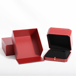 超纤高端首饰盒子卡家耳钉吊坠pu皮饰品盒适用于卡地亚戒指盒子