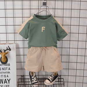 巴拉巴拉男童夏装套装韩版帅气潮婴儿童短袖t恤童装一岁宝宝夏.季