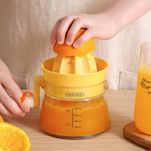 手动榨汁器摇机果橙汁压榨器水果柠檬榨汁器橙子家用压汁挤压神器