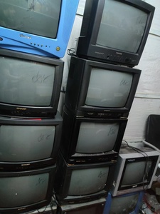 可播放 老式彩色电视机 70-80年代怀旧黑白 改装彩色 可出租 出售