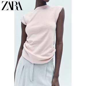 ZARA24夏季新品 女装 水洗棉 T 恤 2335001 621