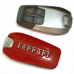 法拉利488汽车智能卡钥匙外壳 488汽车钥匙收藏外壳带钥匙按键板