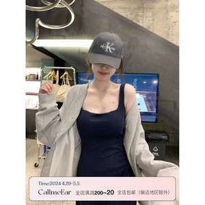 CallmeEar//【慕斯开衫】休闲卫衣外套女春夏韩版宽松百搭灰上衣