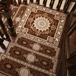欧式复式楼梯垫地毯免胶可擦洗防滑垫家用室内阶梯式木楼梯踏步垫