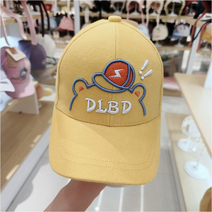 实体店韩版男女宝宝棒球帽52码夏季遮阳卡通鸭舌帽加长沿可调帽围