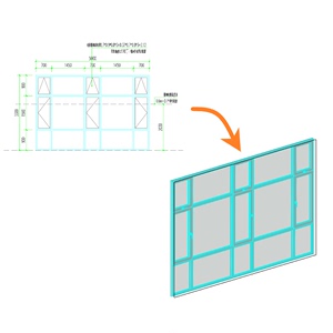 Revit门联窗族/定制窗族代做 限使用2次
