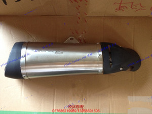 凌斌摩配 幼狮原厂配件 BJ500辅筒体组件 消音器消声器排气管后部