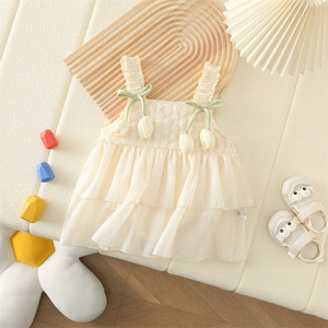韩式婴儿衣服夏季薄款套装女宝宝夏装短袖公主包屁衣裙子洋气哈衣