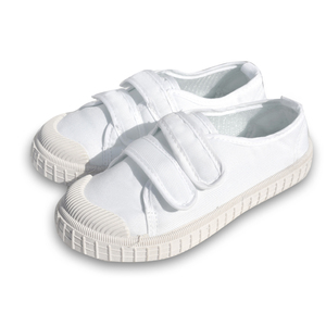 儿童古装汉服男童布鞋小白鞋中国风绣花鞋女童舞蹈鞋帆布鞋白色