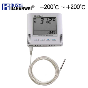 -200~+200℃高温超低温温度计工业温度记录仪PT100热电阻报警器