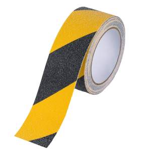 磨砂面防滑胶带黑黄  PVC警示耐磨胶带 5CM*5M 楼梯防滑条胶带