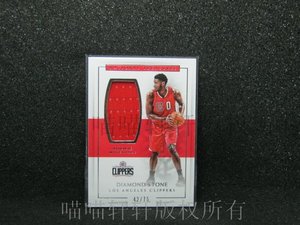 NBA篮球球星卡 球衣卡 DIAMOND STONE 戴蒙德-斯通 限量75张