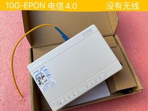 全新友华PT104E万兆光猫 10G-EPON电信天翼4.0网关 4网口千兆iptv