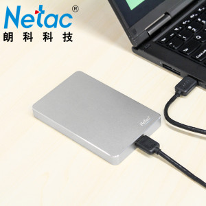 朗科2T移动硬盘金属纤薄2.5寸K330高速usb3.0便携防震外置硬盘2TB