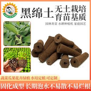 无土栽培育苗块园艺泥炭基质营养土水培蔬菜机种植块扦插定植海绵