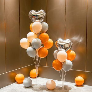 商场门店开业气球装饰用品场景布置气氛桌飘地飘儿童生日汽球立柱