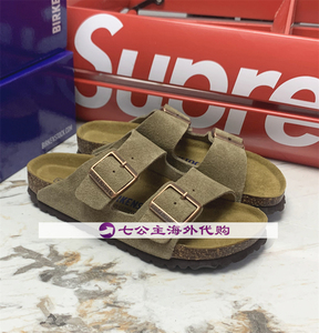 德国Birkenstock勃肯鞋软木真皮窄版男女拖鞋博肯凉鞋正品代购