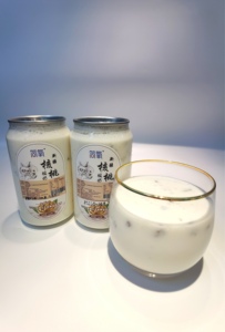 简氧新疆核桃酸奶330克*6瓶罐装酸奶风味发酵酸奶