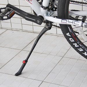 新款山地自行车脚撑铝合金边脚撑 可调节防滑型 中支撑自行车配件