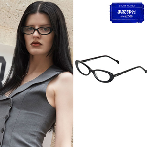 4月新品 韩国 设计师品牌「2000archives」黑框字母logo个性眼镜