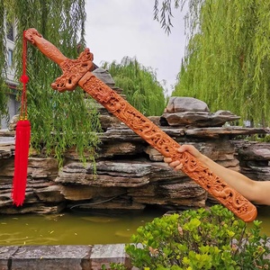 正宗肥城天然桃木剑木雕挂件桃花雷击木雕刻客厅摆件桃木宝剑