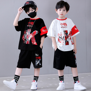 男童表演服套装六一儿童爵士舞街舞嘻哈hiphop演出服少儿节目炫酷