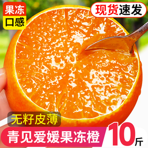 正宗青见爱媛果冻橙10斤橙子新鲜水果当季现摘整箱柑橘蜜桔子包邮