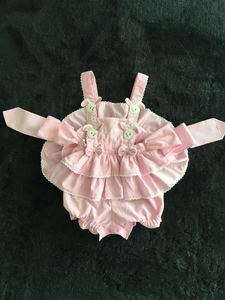 【兔子屋rabbit house】新款儿童mp粉色灯芯绒兔头田鸡裙背带裙