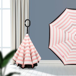男士女士成人大伞汽车伞反向雨伞长柄伞可站立双层免持式C型晴雨