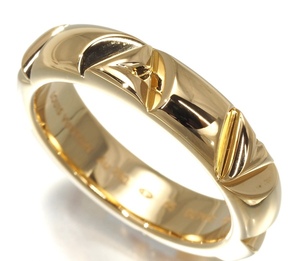 日本直邮 二手 Louis Vuitton 路易威登 18K黄金戒指 15号