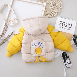 宝宝棉服冬加厚婴儿棉袄棉衣男童装2020新款潮小童羽绒服卡通外套