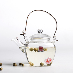 一屋窑耐热玻璃花茶壶泡茶提梁壶过滤茶水分离冲茶器茶具