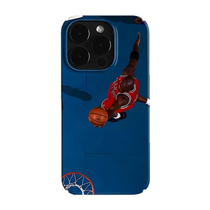 乔丹篮球蓝色复古艺术潮流小众适用高级感卡通iPhone14pro+苹果15promax菲林手机壳新款13/12小米14