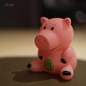 「容量很小的」火腿猪存钱罐熟成猪猪玩具Toys公仔装饰怀旧摆件