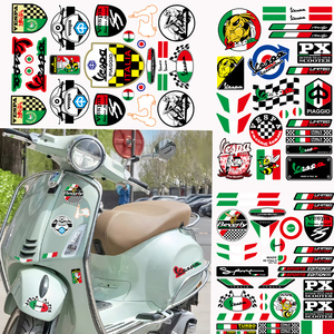 适用维斯帕Vespa SPint150 946 GTS300摩托车防水贴纸改装头盔贴