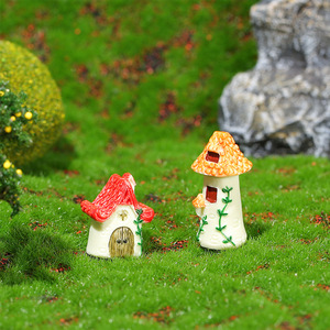 多肉装饰小摆件迷你小房子城堡微缩小物件苔藓微景观造景DIY材料