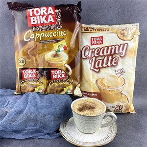 进口俄罗斯印尼TORABIKA拿铁卡布奇诺三合一速溶咖啡500g