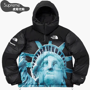 Supreme 19FW Statue of Liberty自由女神雕像情侣羽绒服男女外套