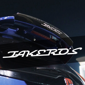 汽车新飞度 GK5 日版RS尾翼 Takero‘s碳纤维小尾翼贴纸Jakero‘s