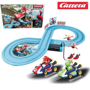 Carrera卡雷拉超级马丽马里奥电动轨道遥控赛车男孩双人竞赛玩具