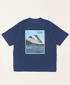 【代购】L.L.BEAN 24ss 日本限定 Catalog trout tee 复古印花T恤