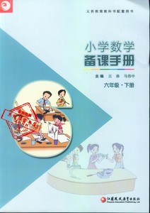 2020春 江苏教版 小学数学 备课手册 6/六年级下册 教师参考用书
